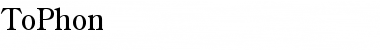 Download ToPhon Font Download ToPhon Font