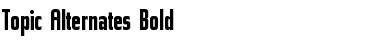 Download Topic Alternates Font Download Topic Alternates Font