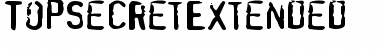 Download TopSecretExtended Font Download TopSecretExtended Font