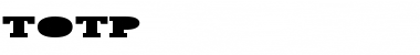 Download TOTP Font Download TOTP Font