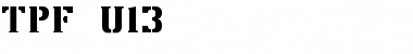 Download TPF U13 Font Download TPF U13 Font