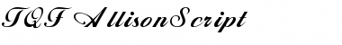 Download TQF_ AllisonScript Font Download TQF_ AllisonScript Font