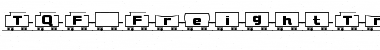 Download TQF_FreightTrain Font Download TQF_FreightTrain Font