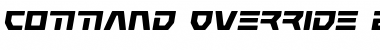 Download Command Override Expanded Italic Font Download Command Override Expanded Italic Font