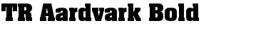 Download TR Aardvark Font Download TR Aardvark Font