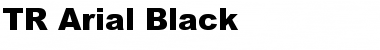 Download TR Arial Black Font