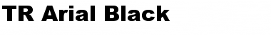 Download TR Arial Black Font Download TR Arial Black Font