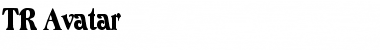 Download TR Avatar Font Download TR Avatar Font