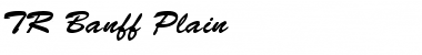 Download TR Banff Font Download TR Banff Font