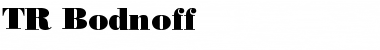 Download TR Bodnoff Font Download TR Bodnoff Font