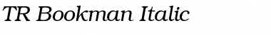 Download TR Bookman Font Download TR Bookman Font
