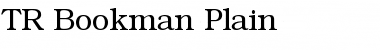 TR Bookman Plain Font
