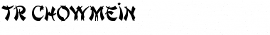 Download TR ChowMein Font Download TR ChowMein Font