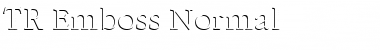 Download TR Emboss Font Download TR Emboss Font