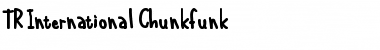 TR International Chunkfunk Regular Font