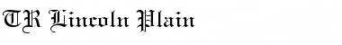 Download TR Lincoln Font Download TR Lincoln Font