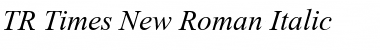 Download TR Times New Roman Font