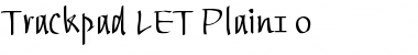 Download Trackpad LET Font Download Trackpad LET Font