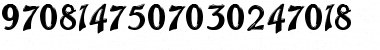 Download Trailer Park Numerals Font Download Trailer Park Numerals Font
