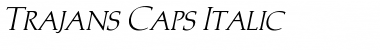 Trajan'sCaps Italic Font