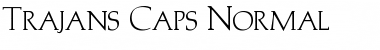 Trajan'sCaps Normal Font