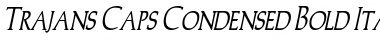 Trajan'sCapsCondensed Bold Italic Font