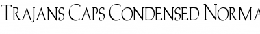 Trajan'sCapsCondensed Normal Font