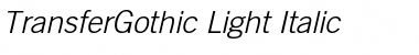 Download TransferGothic-Light Font Download TransferGothic-Light Font