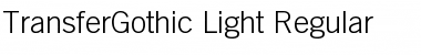Download TransferGothic-Light Font