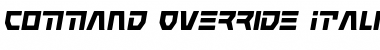 Download Command Override Italic Font Download Command Override Italic Font