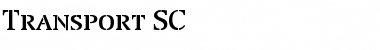 Download Transport SC Font Download Transport SC Font
