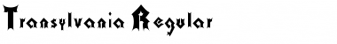 Download Transylvania-Regular Font Download Transylvania-Regular Font
