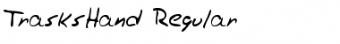 Download TrasksHand Font Download TrasksHand Font