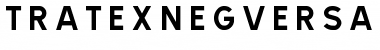 Download TRATEXNEGVERSAL Font Download TRATEXNEGVERSAL Font