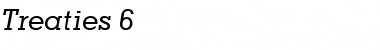 Download Treaties 6 Font Download Treaties 6 Font