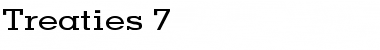 Download Treaties 7 Font Download Treaties 7 Font