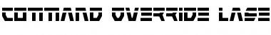 Download Command Override Laser Font Download Command Override Laser Font