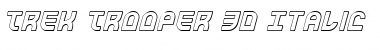 Download Trek Trooper 3D Italic Font Download Trek Trooper 3D Italic Font