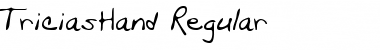 Download TriciasHand Font Download TriciasHand Font