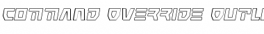 Download Command Override Outline Italic Font Download Command Override Outline Italic Font