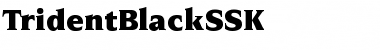 Download TridentBlackSSK Font Download TridentBlackSSK Font