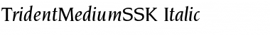 Download TridentMediumSSK Font Download TridentMediumSSK Font