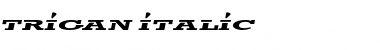 trigan Italic Font