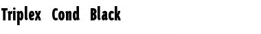 Download Triplex Cond Black Font Download Triplex Cond Black Font
