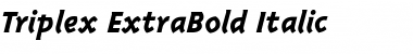 Download Triplex-ExtraBold Font Download Triplex-ExtraBold Font