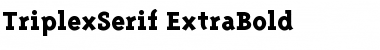 Download TriplexSerif-ExtraBold Font Download TriplexSerif-ExtraBold Font