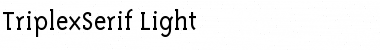 Download TriplexSerif-Light Font Download TriplexSerif-Light Font