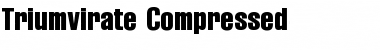 Download Triumvirate Compressed Font