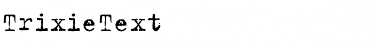 Download TrixieText Font Download TrixieText Font