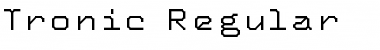 Tronic-Regular Regular Font